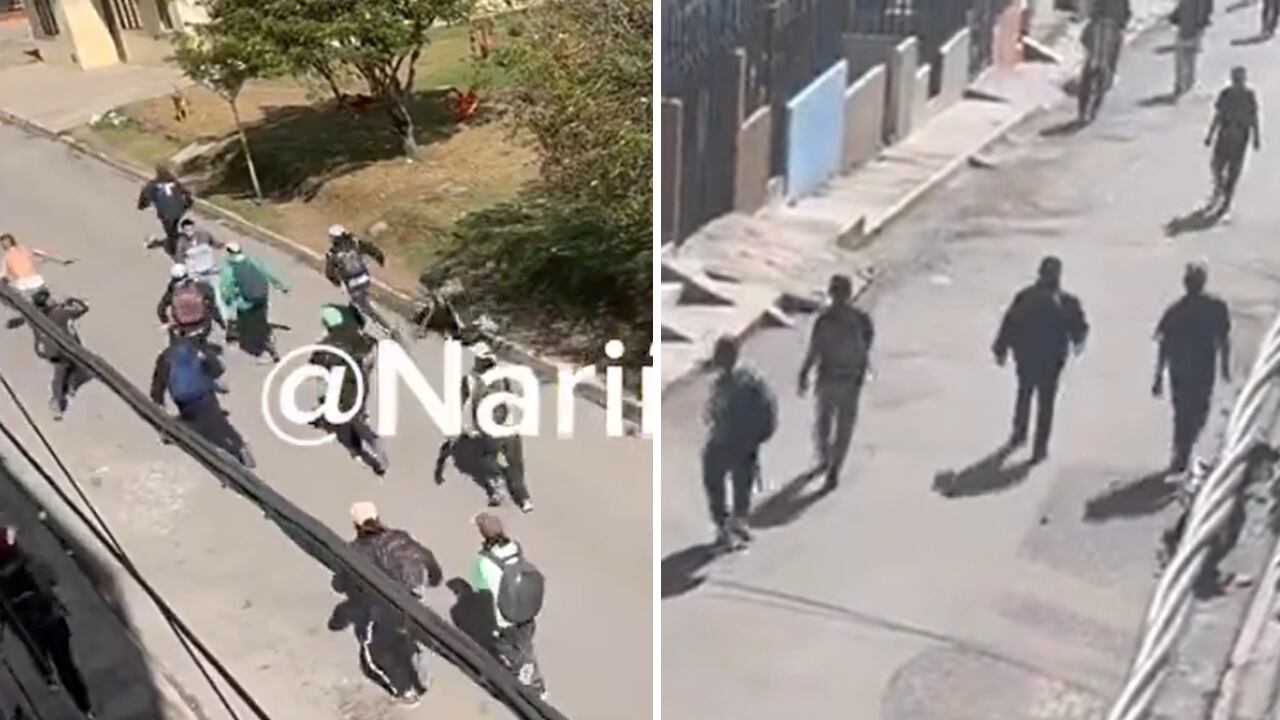 Disturbios en la previa de Pasto vs. Nacional.