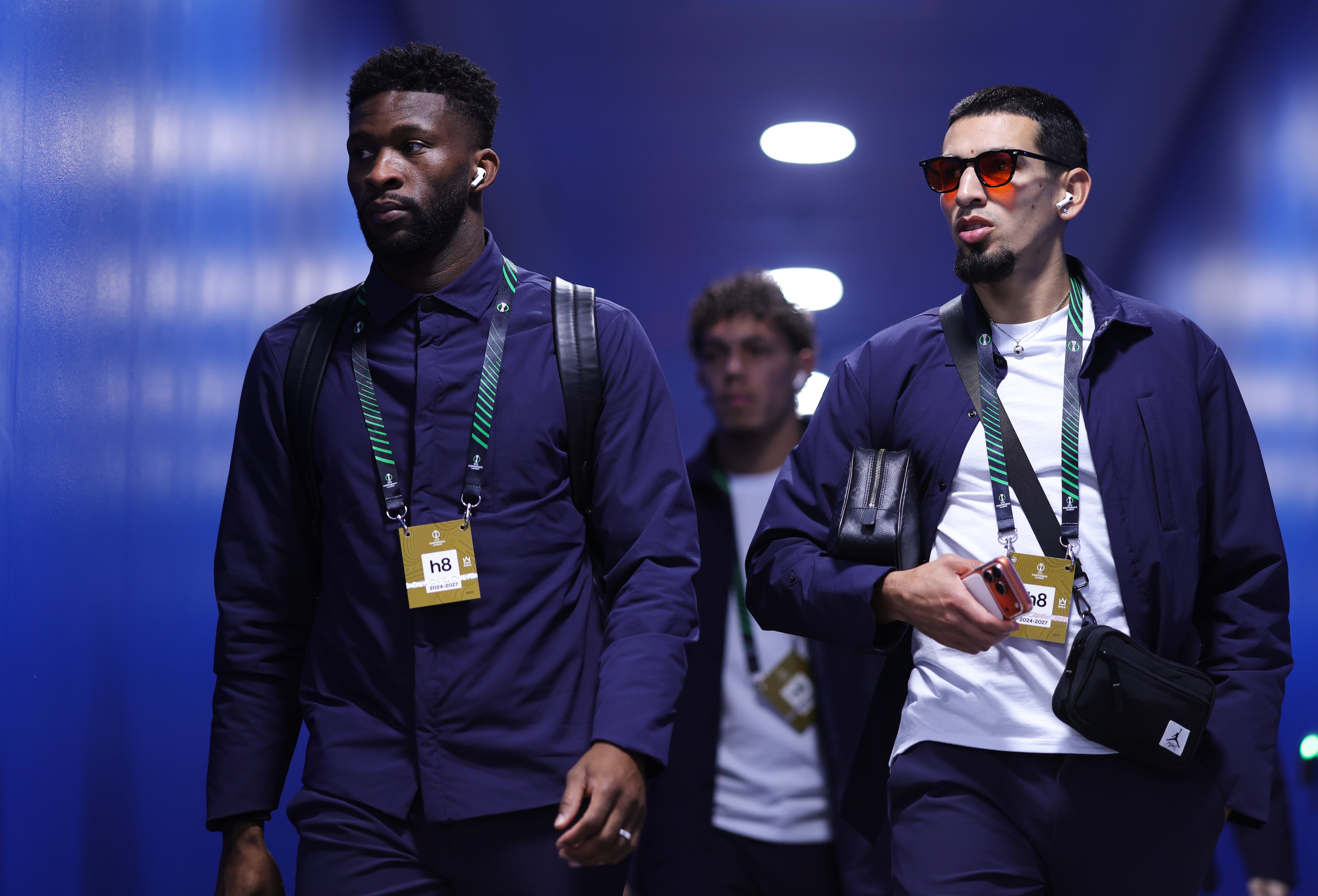 Jefferson Lerma y Daniel Muñoz, del Crystal Palace