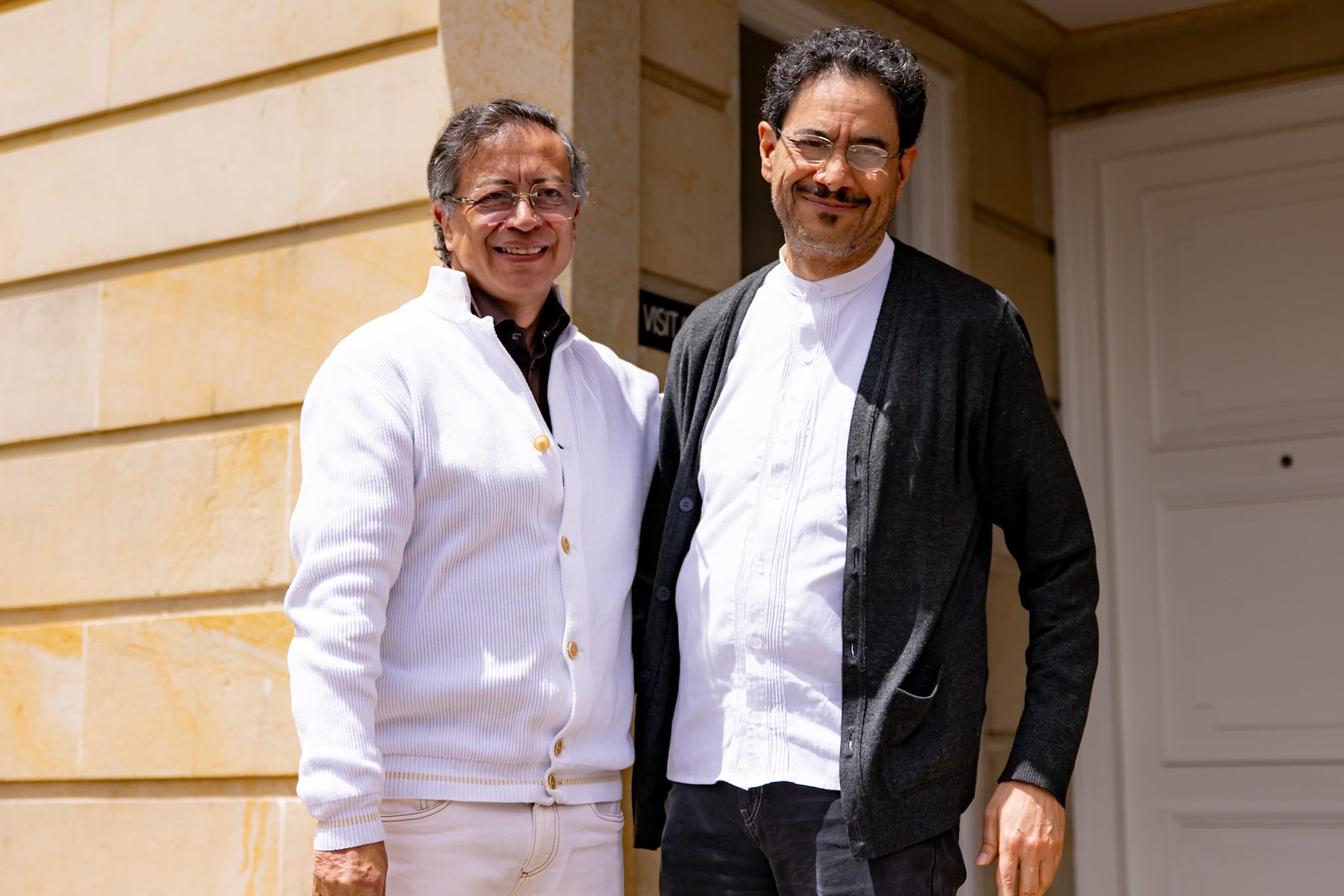 Iván Cepeda y Gustavo Petro
