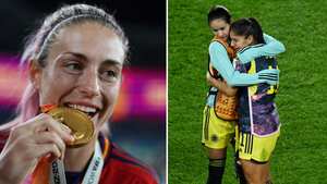 Alexia Putellas habló en nombre de sus colegas.