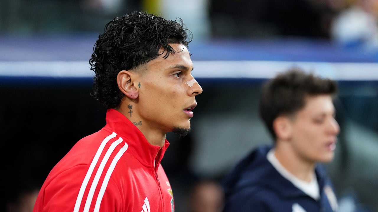 Richard Ríos fue titular en el Santiago Bernabéu enfrentando al Real Madrid.