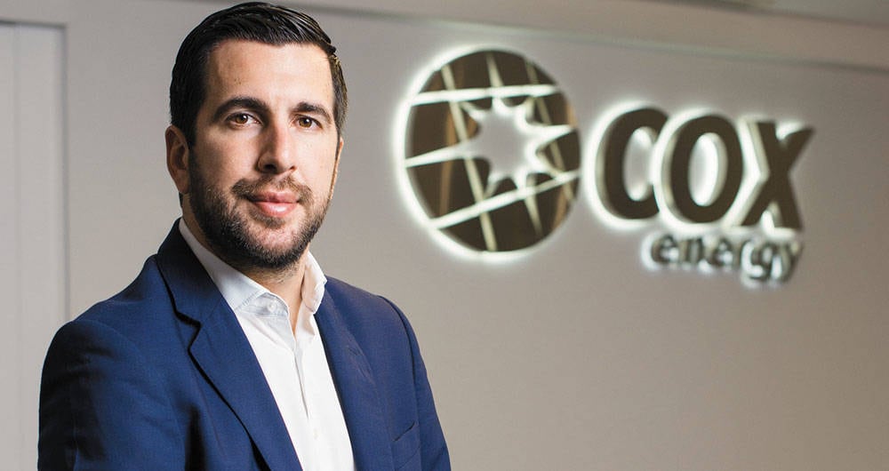 Enrique Riquelme CEO de Cox Energy. Colombia ofrece buenas oportunidades para la energía solar y Cox busca aumentar su apuesta.