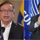 Foto 1: AFP / Foto 2: Presidencia