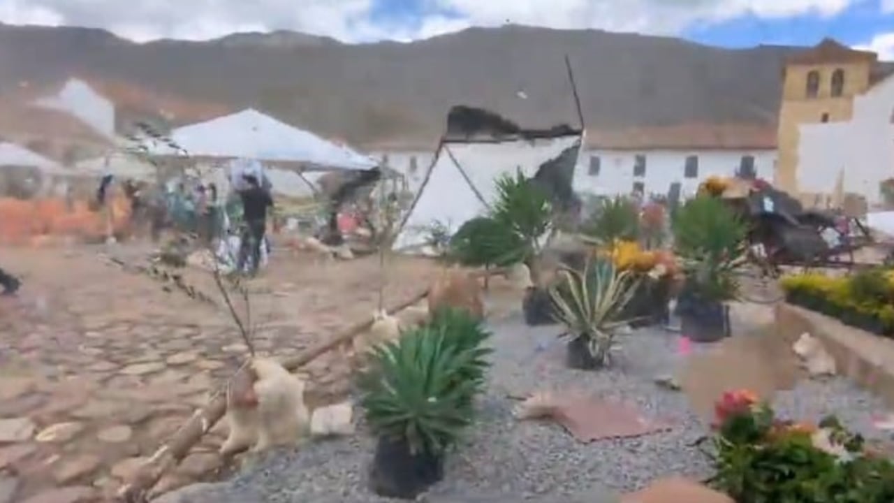 Vendaval en Villa de Leyva
