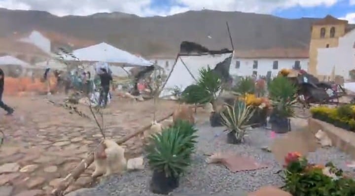 Vendaval en Villa de Leyva