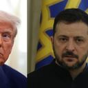 Donald Trump y Volodimir Zelenski