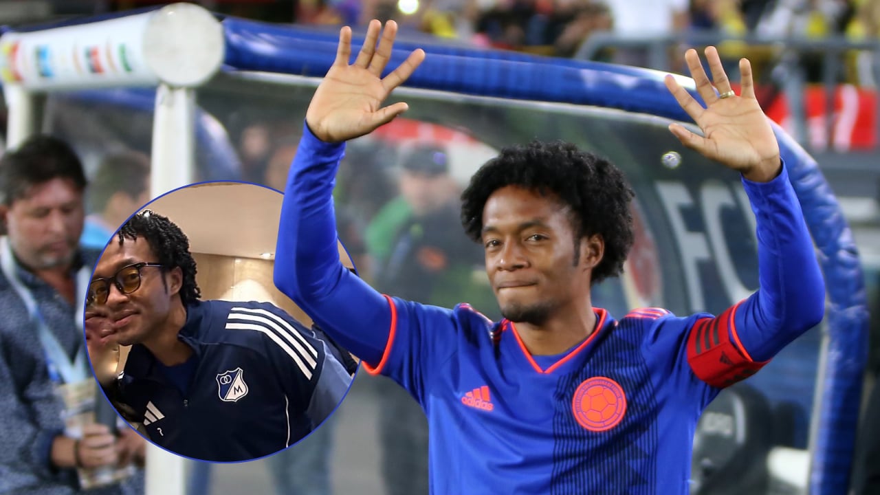 Juan Guillermo Cuadrado ya se encuentra en Bogotá y este miércoles será su presentación oficial con Millonarios.