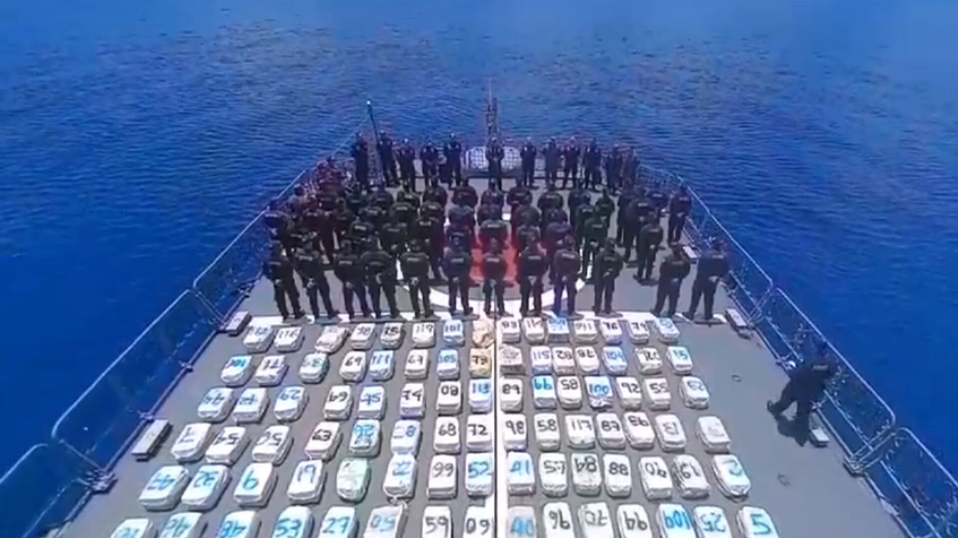 Cerca de tres mil toneladas de cocaína fueron incautadas en aguas de San Andrés.