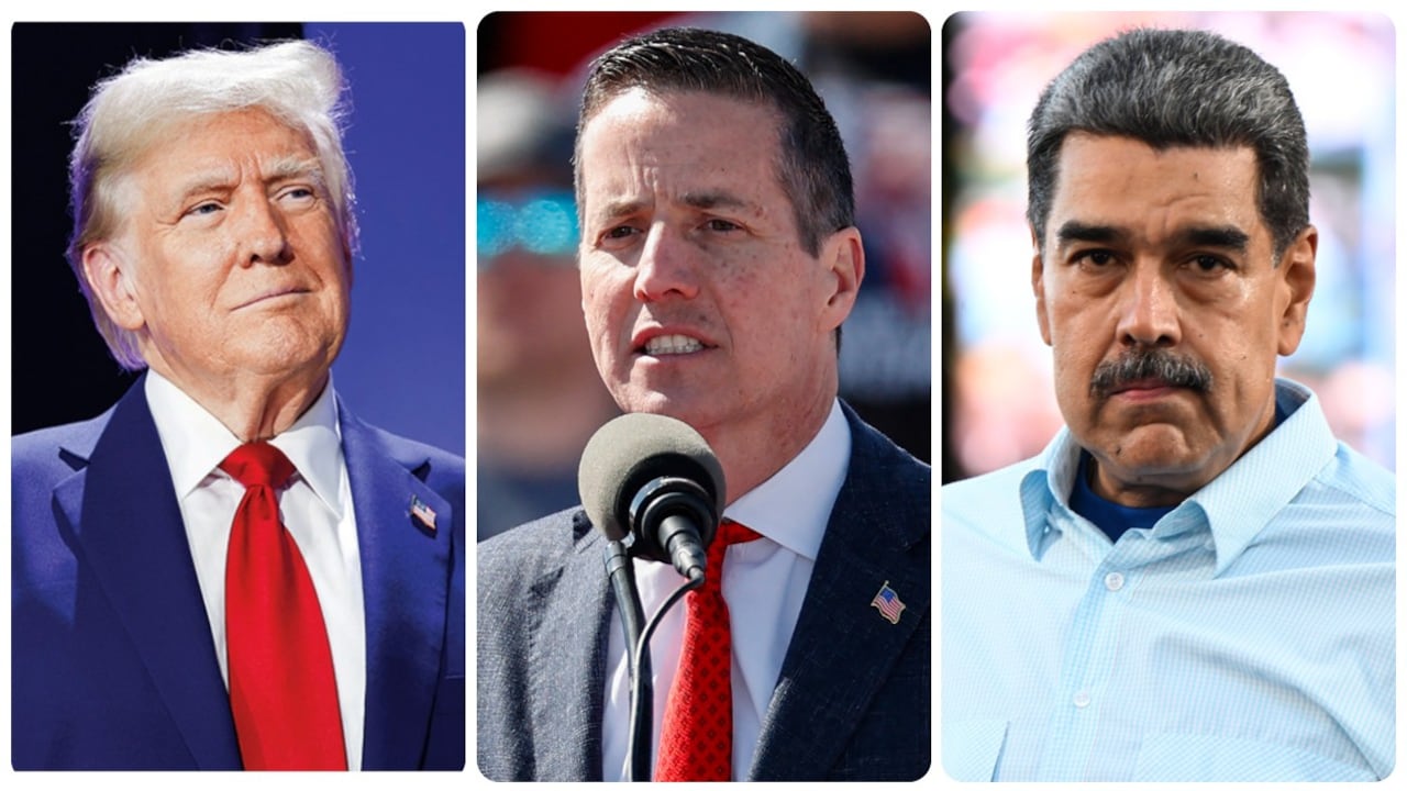 Donald Trump, Bernie Moreno y Nicolás Maduro