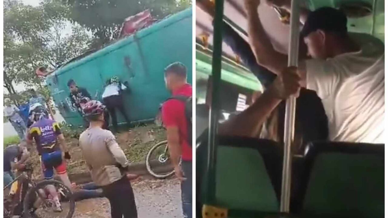 Los heridos fueron trasladados a centros asistenciales.