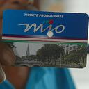 Esta es la tarjeta promocional que Metrocali entrega de manera gratuita en cada una de las estaciones, a los caleños que quieran usar el MIO.