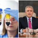 Presidente Iván Duque vacuna