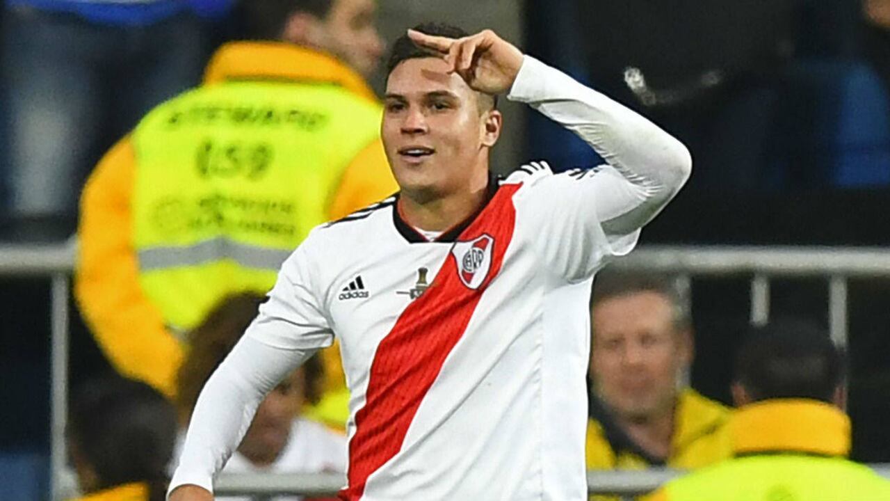 El volante debutó el 3 de febrero de 2018 con River y ya tiene una Copa Libertadores en su palmarés.