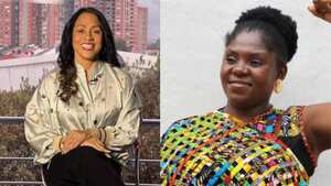 Las fórmulas vicepresidenciales de los candidatos Rodolfo Hernández, Marelen Castillo (izquierda) y Gustavo Petro, Francia Márquez (derecha).