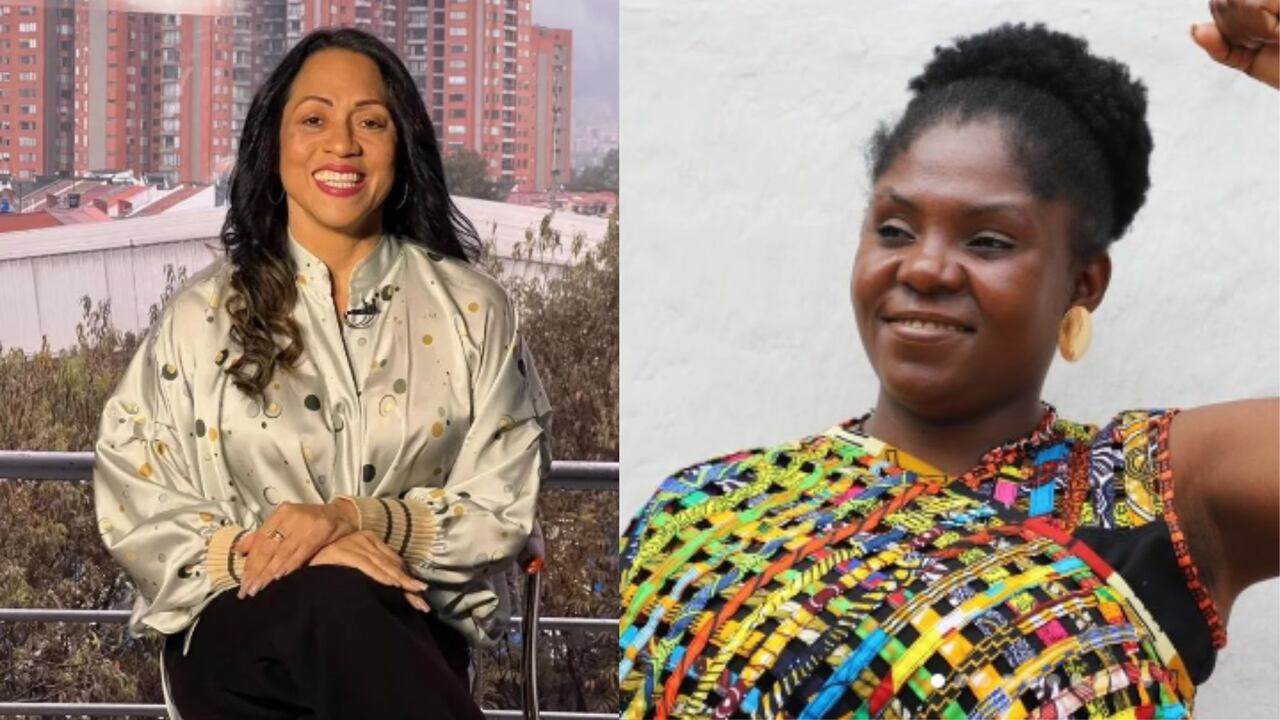 Las fórmulas vicepresidenciales de los candidatos Rodolfo Hernández, Marelen Castillo (izquierda) y Gustavo Petro, Francia Márquez (derecha).