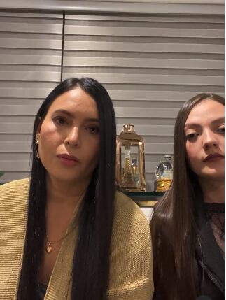 Johana Vargas y Daniela Alzate Gómez.