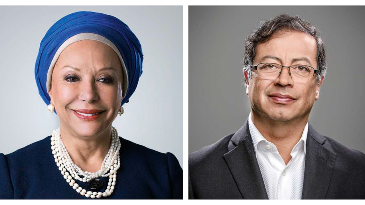Piedad Córdoba y Gustavo Petro.
