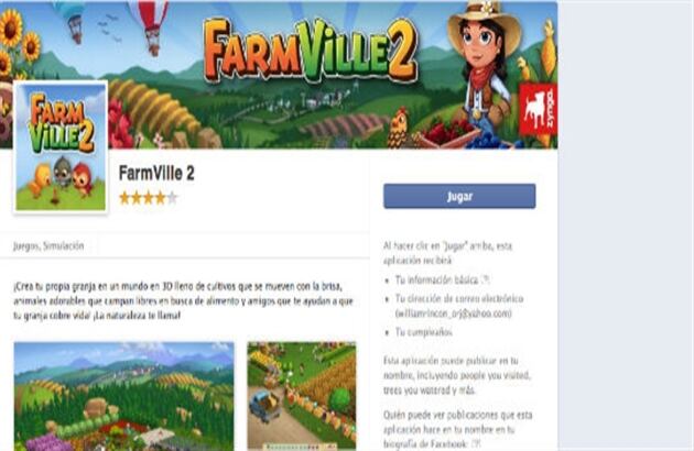 Farm Ville 2 tiene más de 46 millones de jugadores. El jugador tiene que crear, cuidar hacer crecer su granja, para poder ser el mejor.