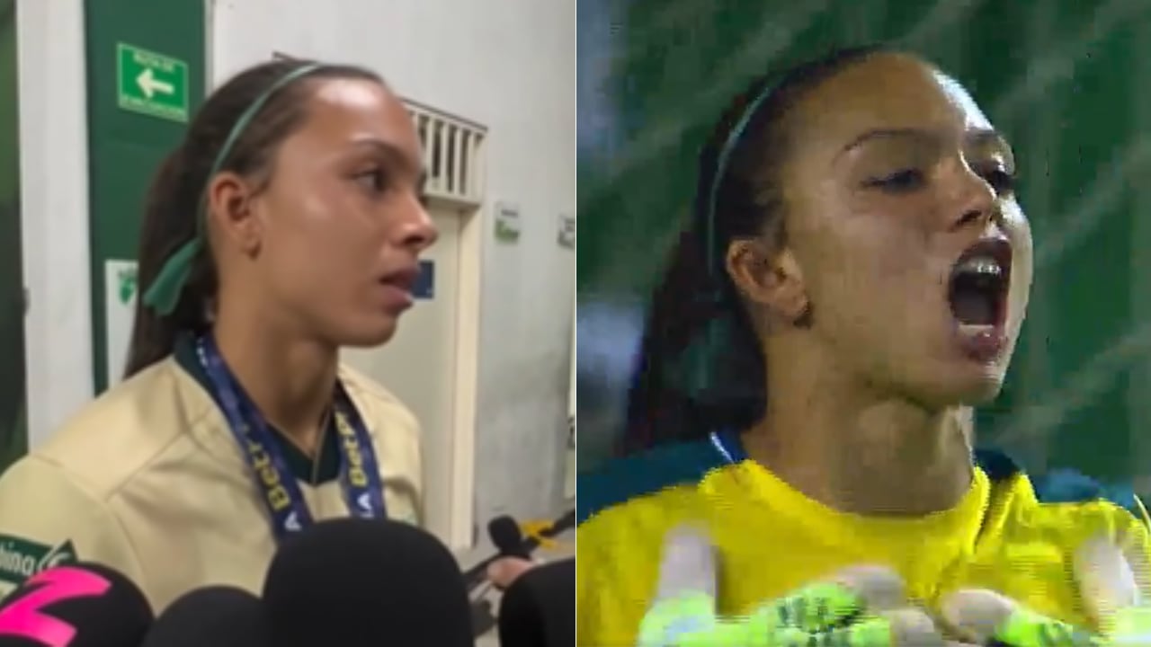 Luisa Agudelo fue protagonista de la tanda de penales en la final de Liga Femenina BetPlay.