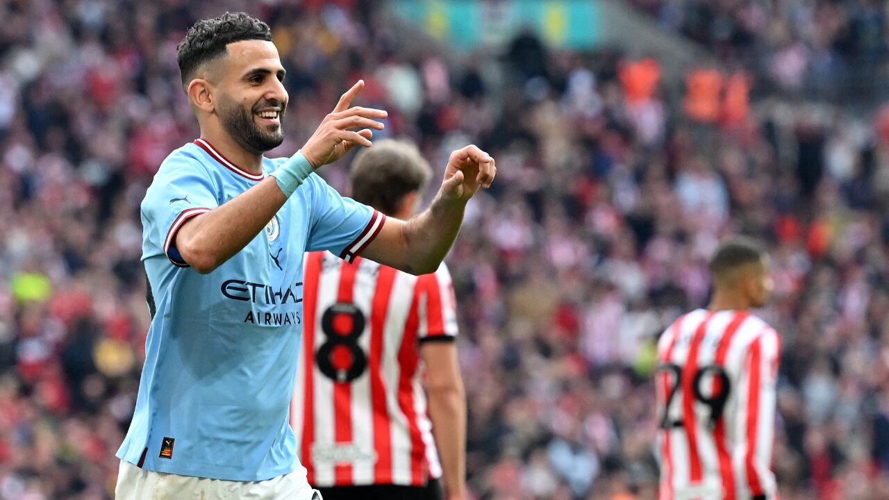 Riyad Mahrez fue la figura de la clasificación a la final de la FA Cup.