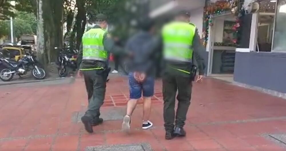 Captura de alias Juampis, presunto coordinador de organización delincuencial de Medellín.