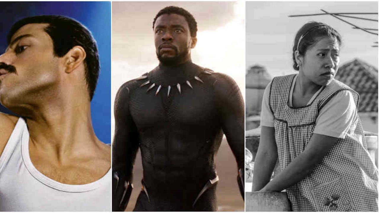 'Bohemian Rhapsody', 'Black Panther' y 'Roma' son algunas de las películas que actualmente se puede ver en salas de cine o en Netflix