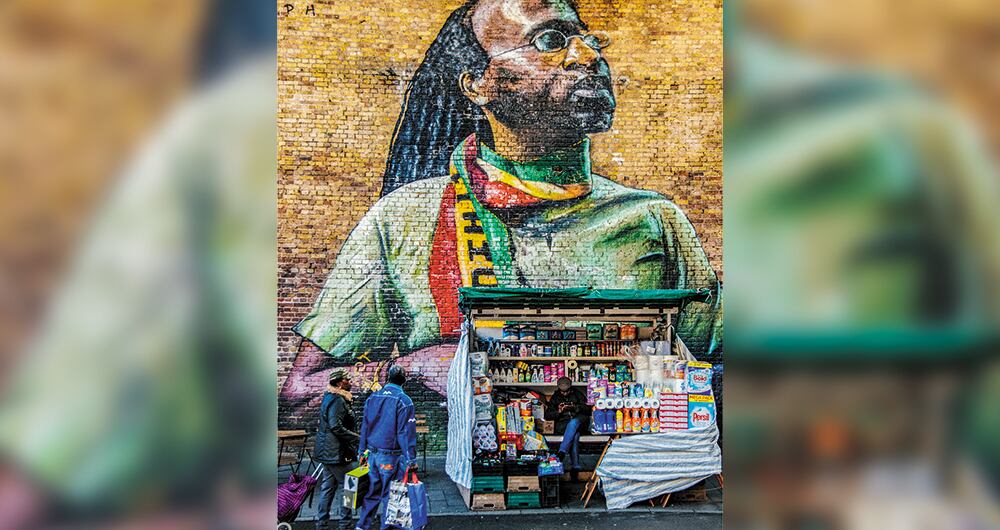 Brixton, en el sur de la ciudad, una de las
zonas predilectas para el asentamiento de
la colonia antillana, que ronda las 350.000 personas