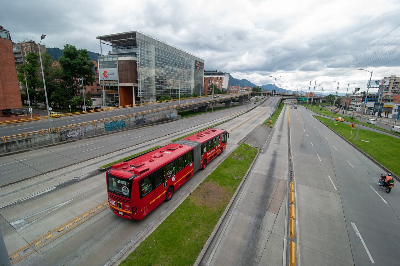 Calles vacías, transmilenio, coronavirus, covid 19