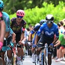 Nairo Quintana participando en el Giro de Italia 2024