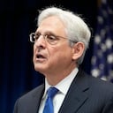 Attorney General Merrick Garland talks about a Department of Justice report that found the Minneapolis Police Department has engaged in a pattern or practice of discrimination during a news conference, Friday, June 16, 2023, in Minneapolis. The two-year probe found that Minneapolis officers used excessive force, including “unjustified deadly force,” and violated the rights of people engaged in constitutionally protected speech. (AP Photo/Abbie Parr)