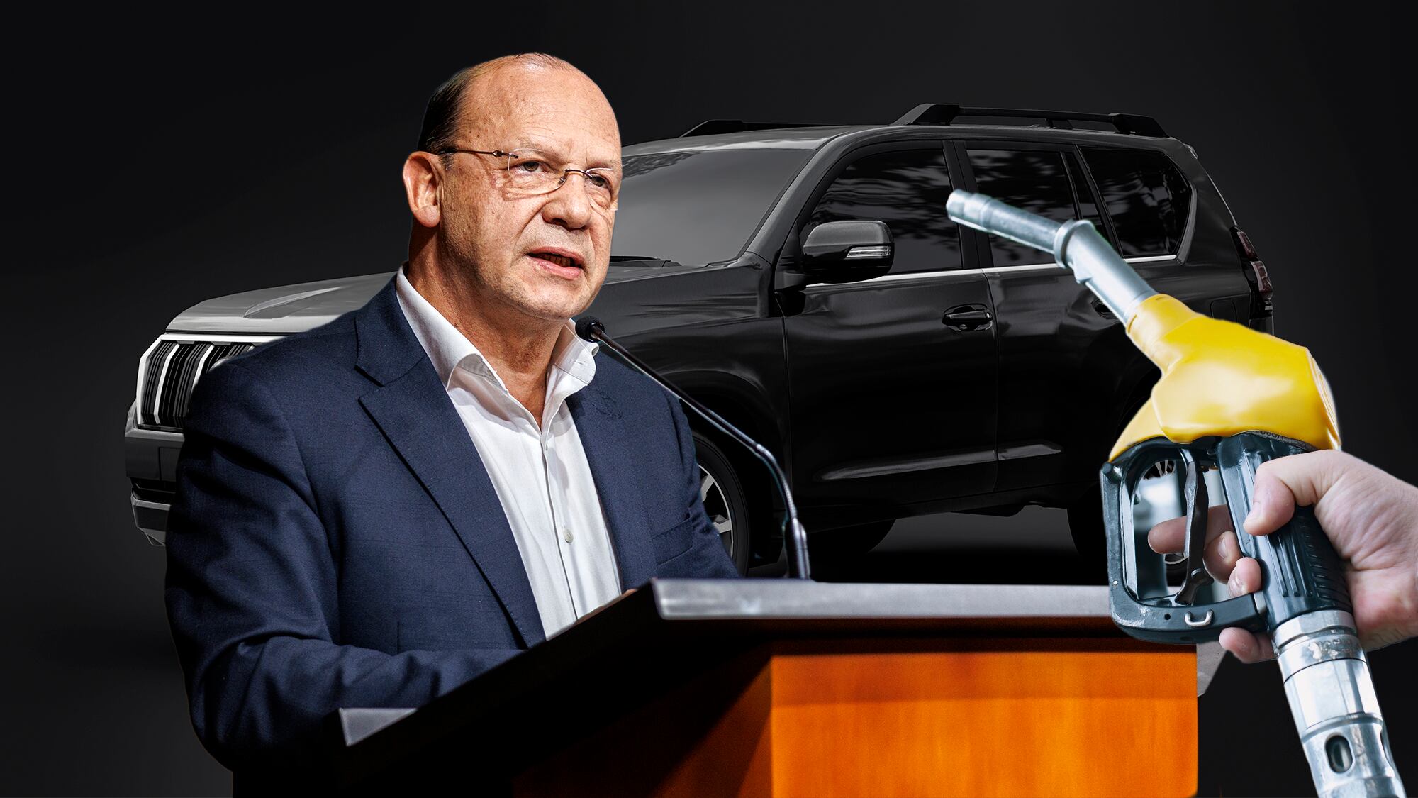 Germán Avila Plazas. Ministro de Hacienda. Diesel