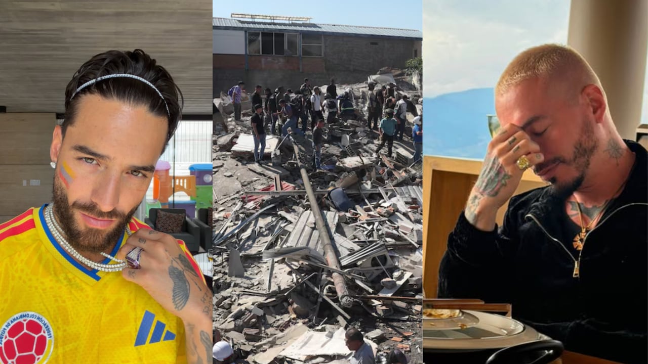 Maluma, J Balvin y artistas colombianos se pronuncian y ofrecen ayudas por terremoto en Colombia.