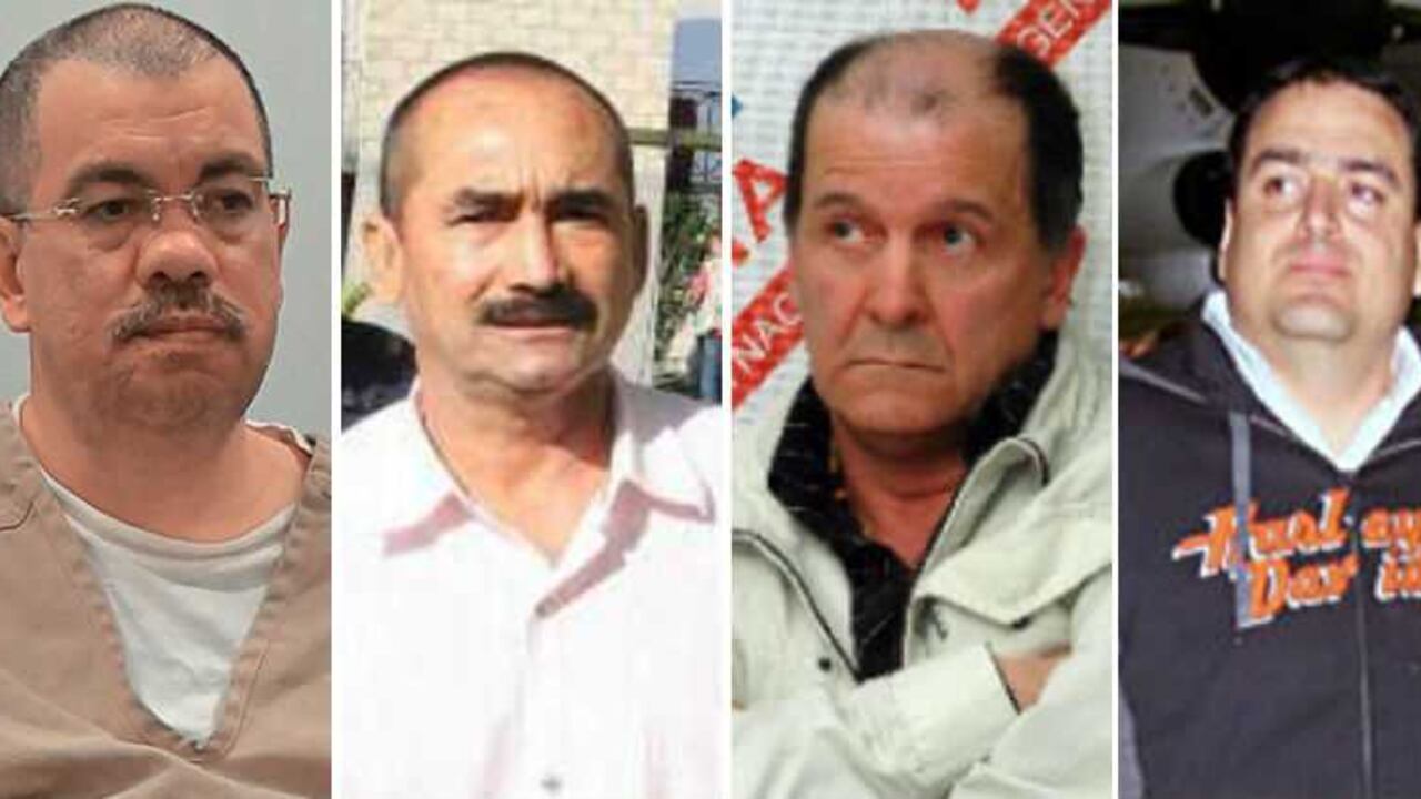 Don Berna’, Ramiro 'Cuco' Vanoy, ‘Ernesto Baez’ y alias 'Gordolindo'.