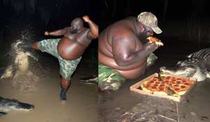 Las imágenes se hicieron virales en las redes sociales y llamaron la atención de los internautas