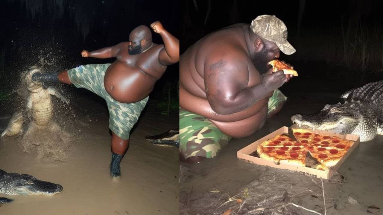 Las imágenes se hicieron virales en las redes sociales y llamaron la atención de los internautas