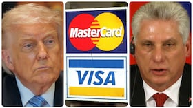 Donald Trump y Miguel Díaz Canel