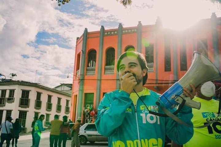Santiago Osorio Marín, candidato a la Cámara y primo del alcalde de Manizales