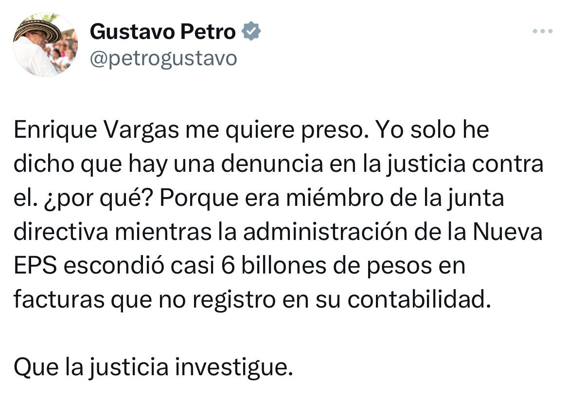 Mensaje presidente Gustavo Petro