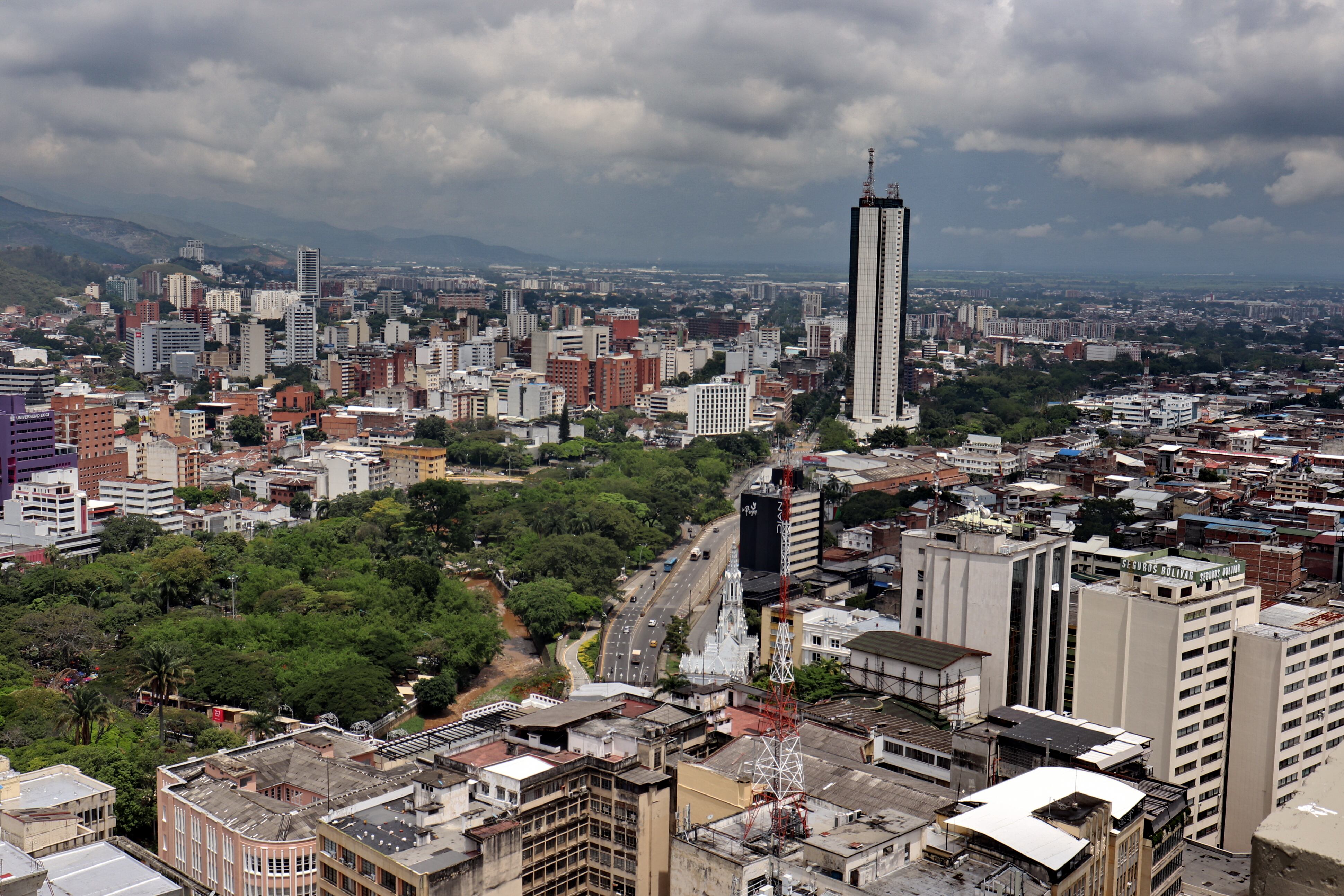 Panorámicas de Cali desde el centro de la ciudad