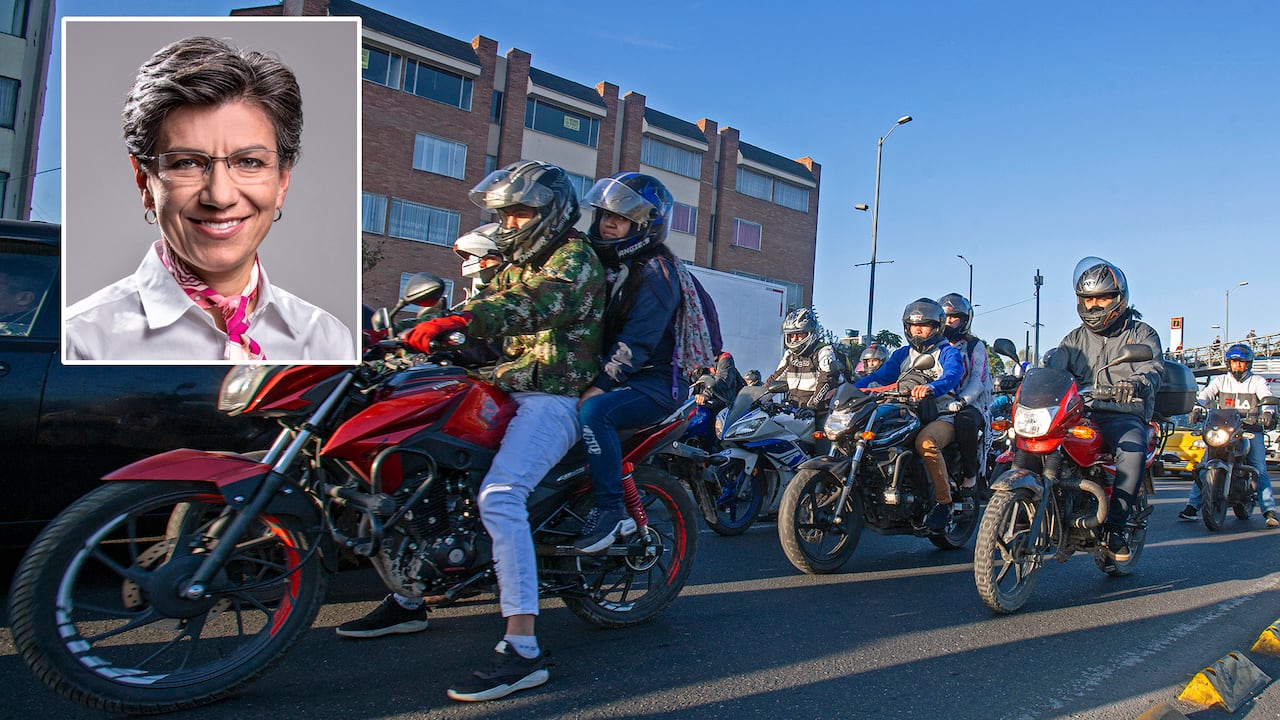 Claudia López lanza advertencia a motociclistas en Bogotá.