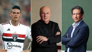 James Rodríguez, Carlos Antonio Vélez y Antonio Casale