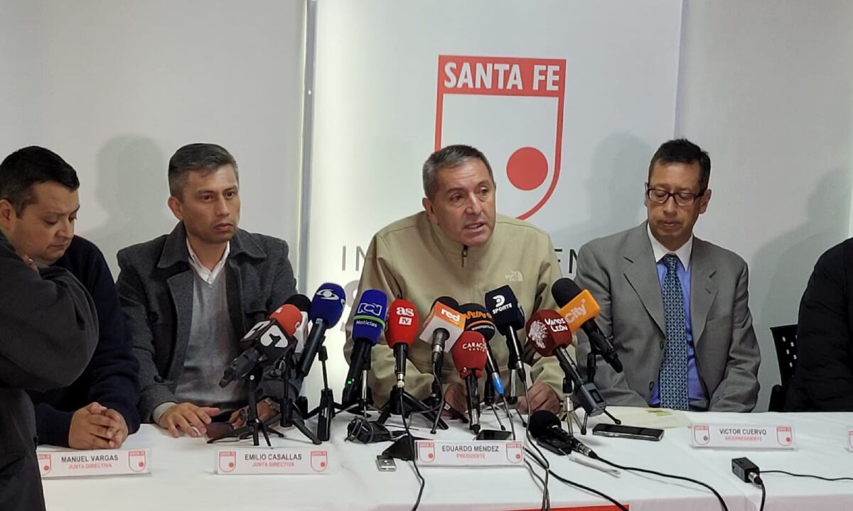 Eduardo Méndez, presidente Santa Fe. Foto: Semana/Sergio Calderón.