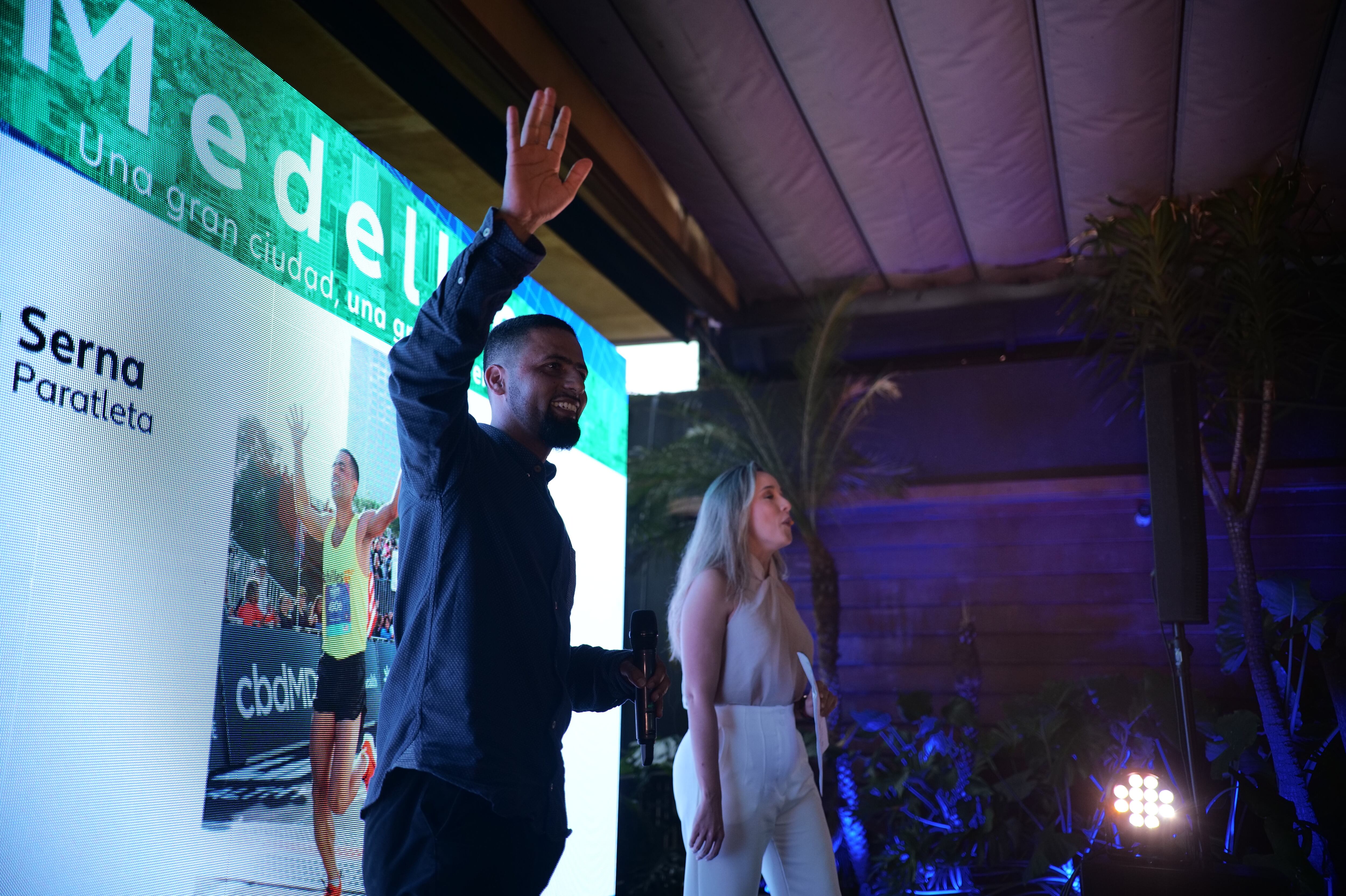 Elkin Serna, doble medallista de plata paralímpico de maratón, en los Juegos de Beijing 2008 y Londres 2012.