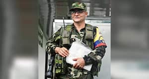 Alias Iván Mordisco, máximo cabecilla del autodenominado Estado Mayor Central de las Farc. Su actuar criminal ha provocado decenas de muertes.