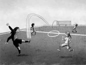 '¡A la cancha!' de Sergio Gama.