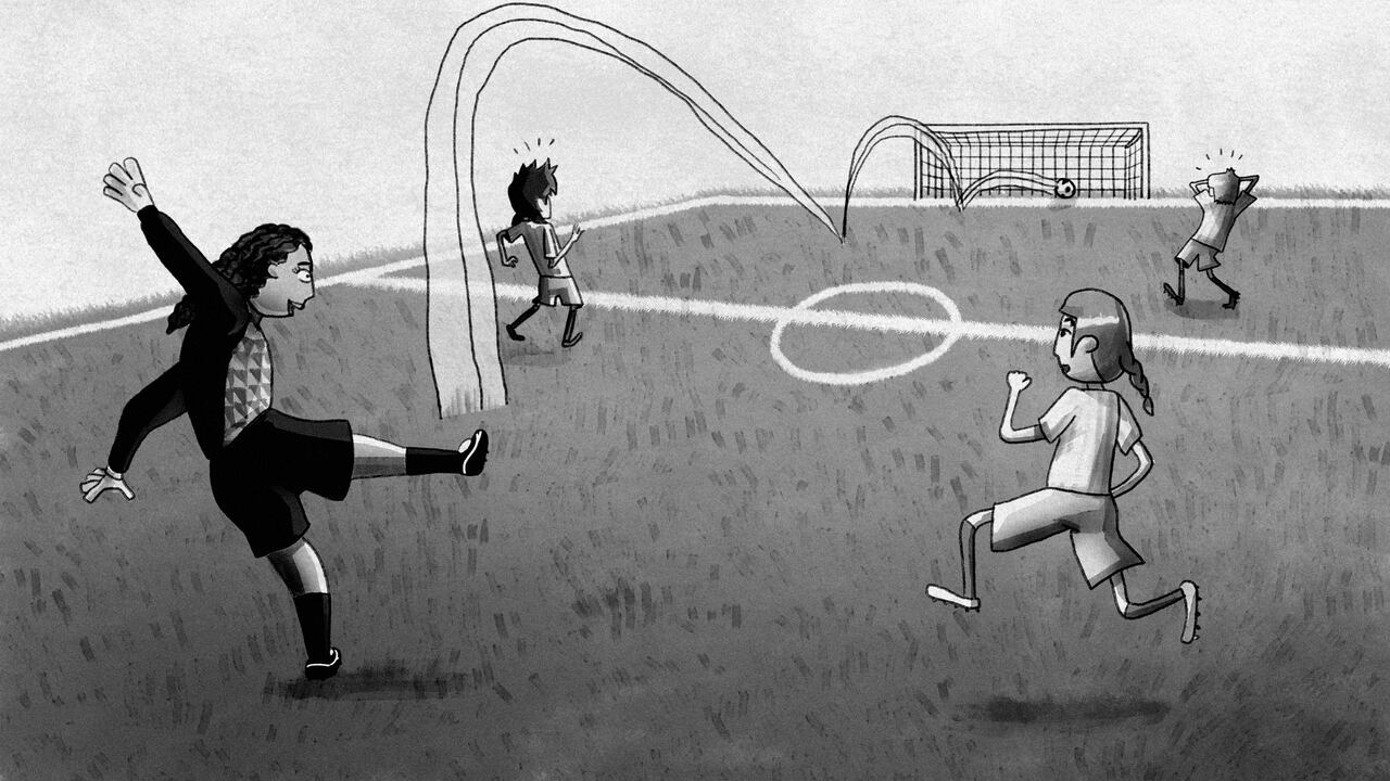 '¡A la cancha!' de Sergio Gama.