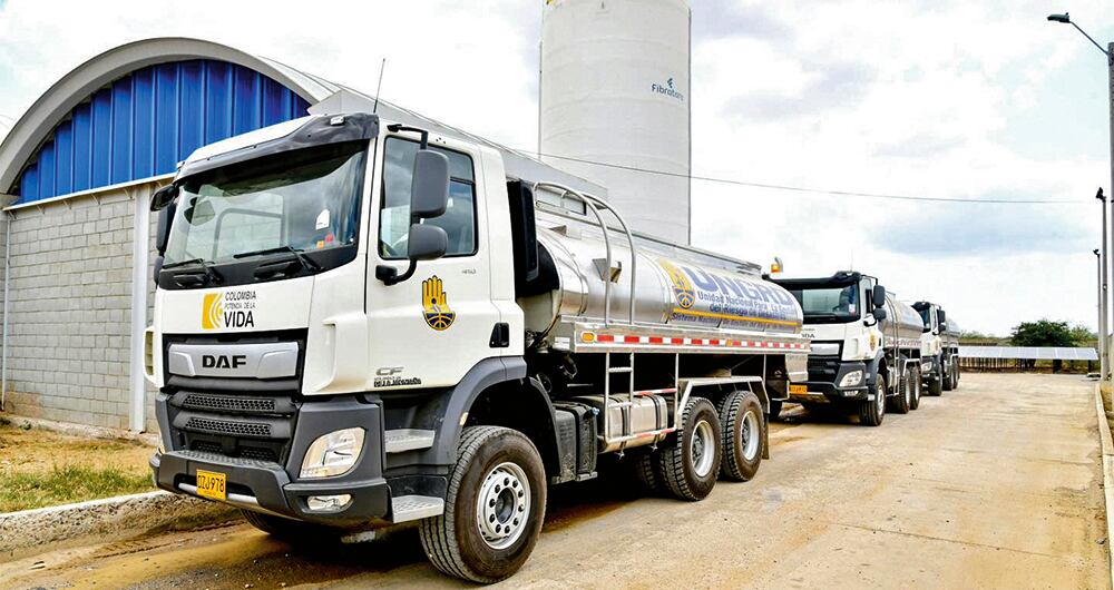 Camiones de comprados por la UNGRD.