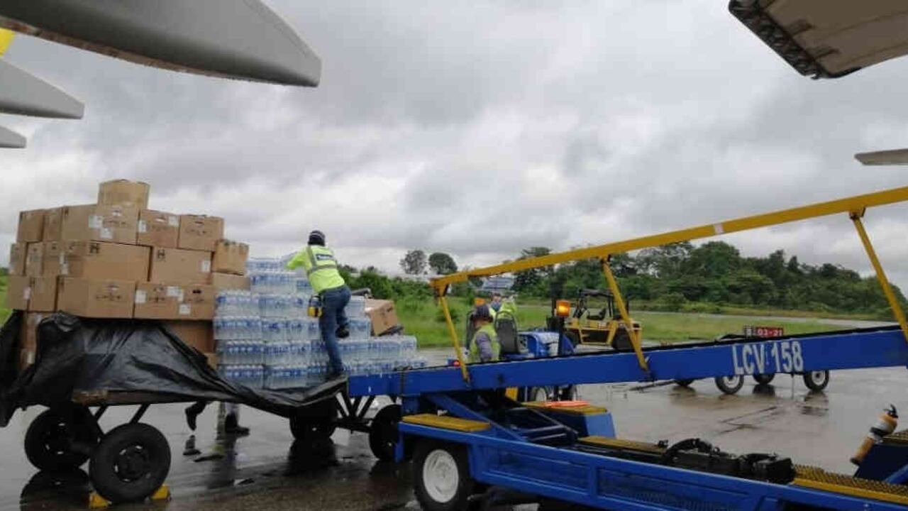 Antioquia Presente también confirmó que harán otra entrega, esta vez d 24 toneladas más de insumos médicos y alimentos.