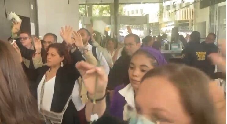 Huelga en el Ministerio de Trabajo