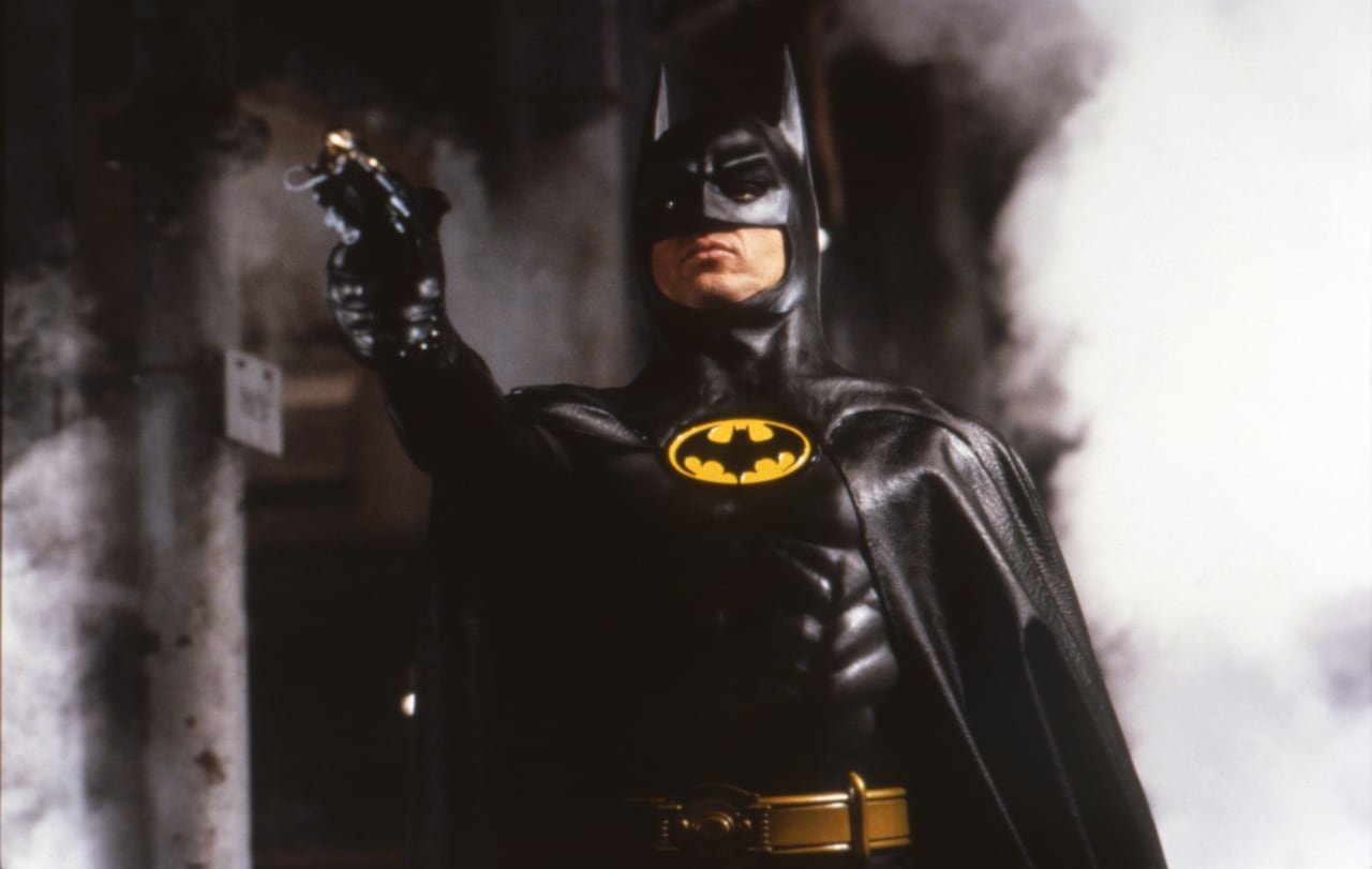 Michael Keaton en su papel de Batman en 1992. (Photo by Sunset Boulevard/Corbis vía Getty Images)